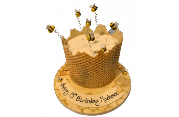 Bees & Honey Cake